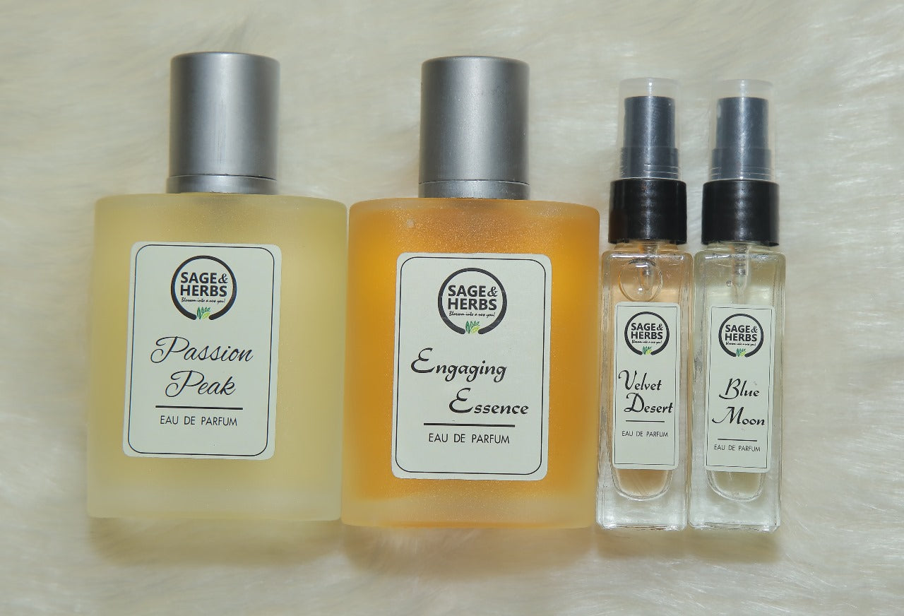 Perfume Combo with Long-Lasting Fragrance (35ml + 35 ml + 11 ml + 11 ml)