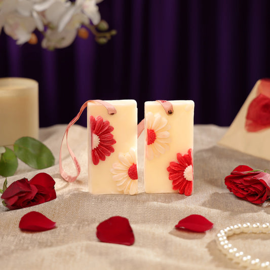 Floral Wax Sachet Set Of 2