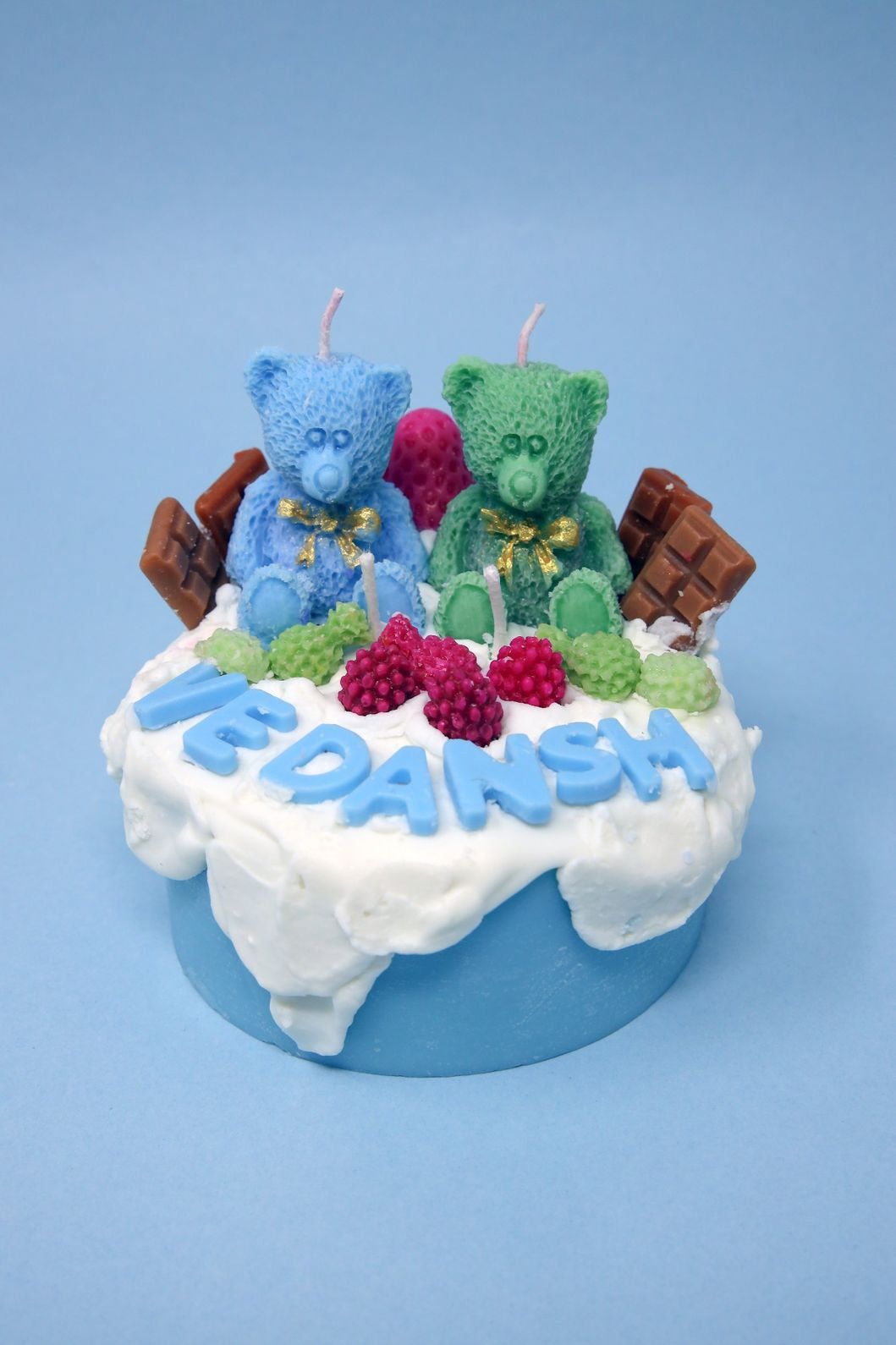 Two Bears Cake Candle