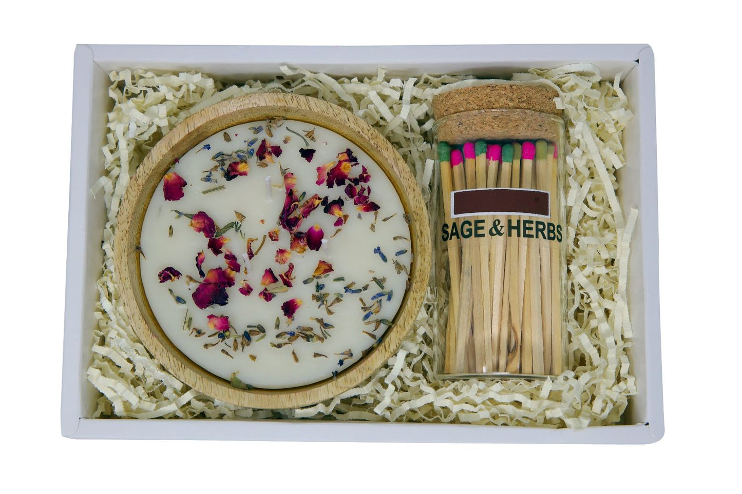 Aroma Rose Petal & Lavender Buds With Long Matchsticks