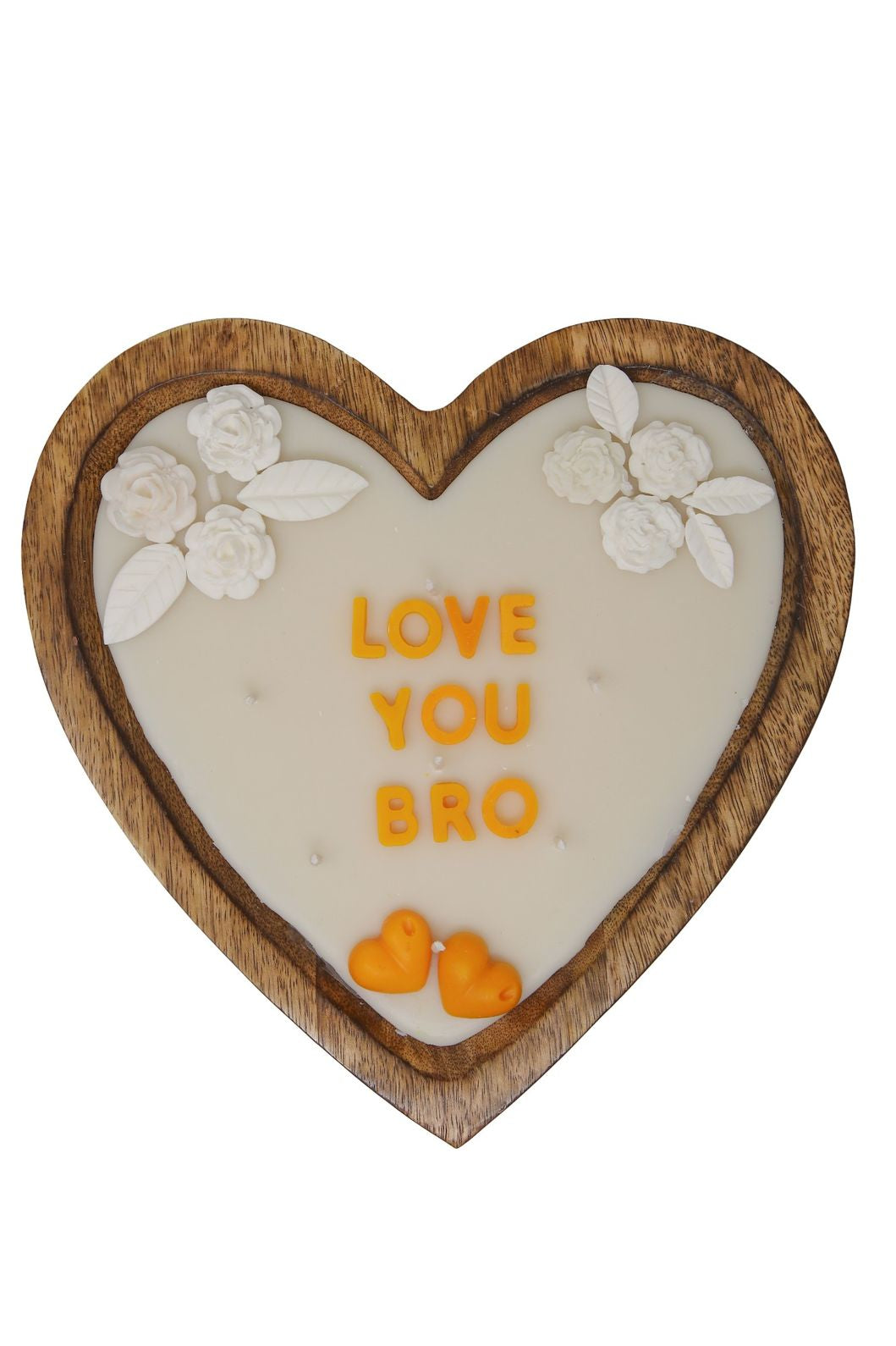 Personalised Message Heart Candles