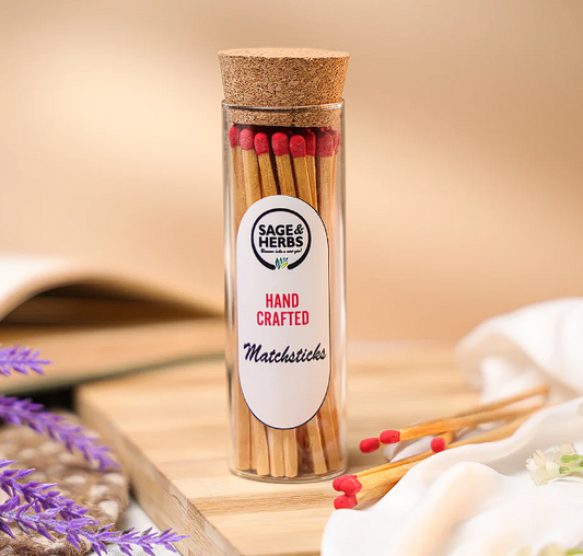 Borosilicate Long Matchstick Jar