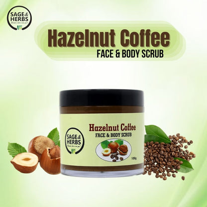 Hazelnut Coffee Face & Body Scrub