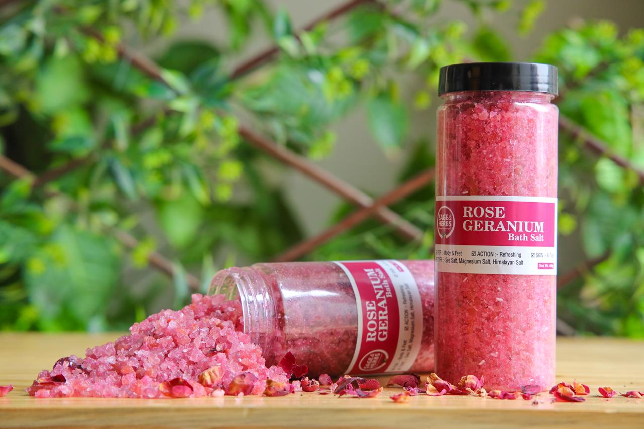 Rose Geranium Bath Salt