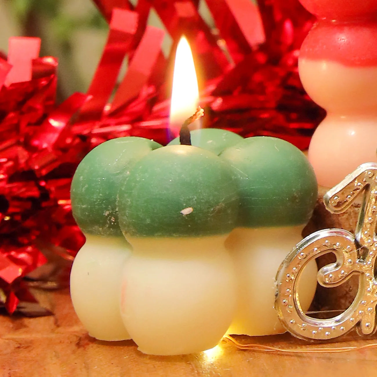 Xmas Mini Bubble Candle