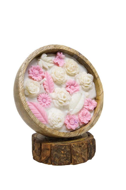 Aroma Pink Flower Aroma Candle