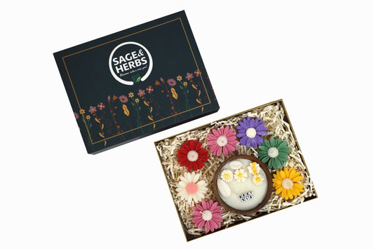 Multi Flower Candles Hamper