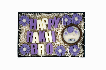 Lavender Happy Rakhi Hamper