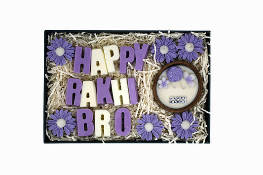 Lavender Happy Rakhi Hamper