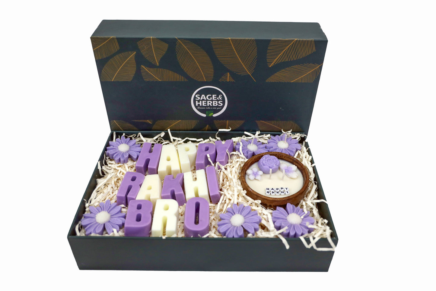 Lavender Happy Rakhi Hamper