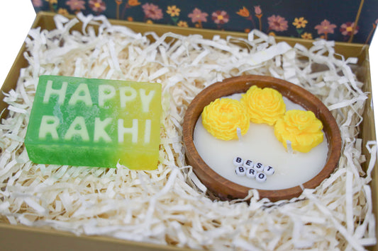 Rakhi Soap & Candle Hamper