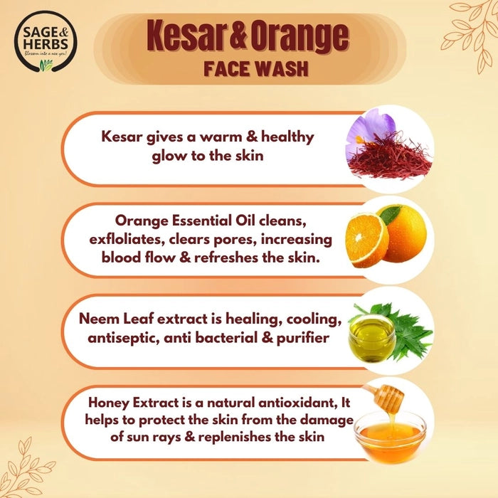 Kesar Orange Face Wash