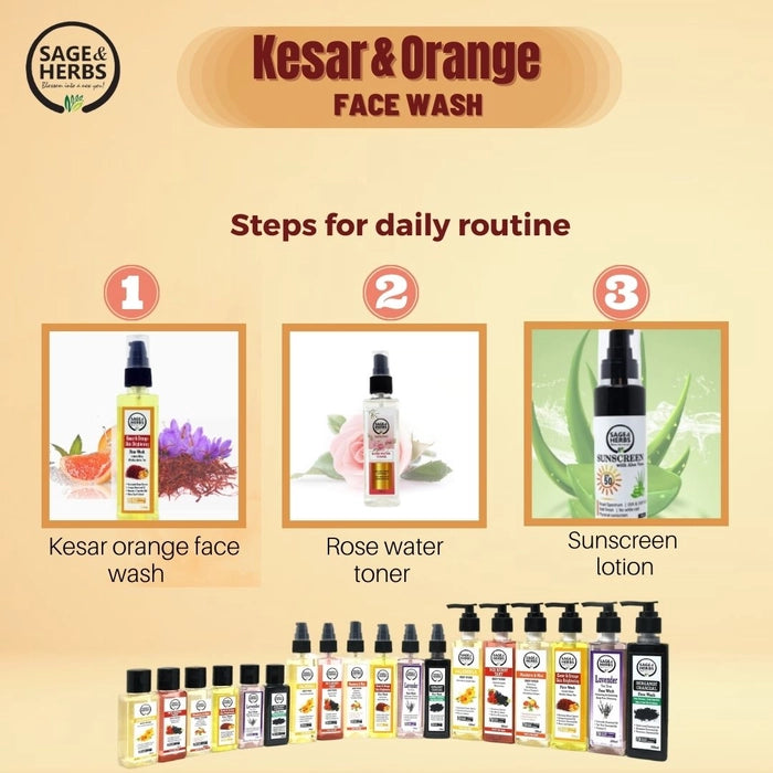 Kesar Orange Face Wash