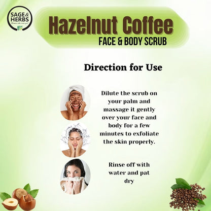 Hazelnut Coffee Face & Body Scrub