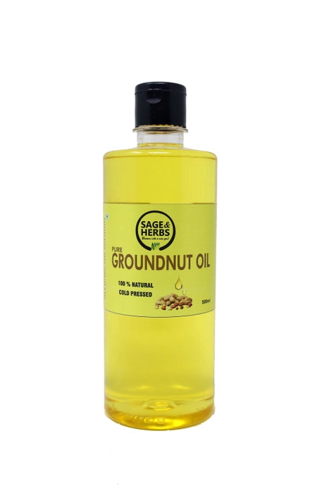 Cold Pressed Pure Groundnut Oil