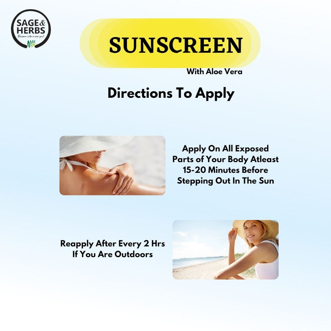 SUNSCREEN with Aloe Vera(SPF-50)